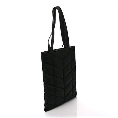 Saint Laurent Nylon Puffer Tote Bag Black 2 of 8