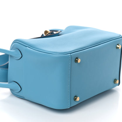 Hermes Swift Mini Lindy 20 Bleu Du Nord 7 of 9