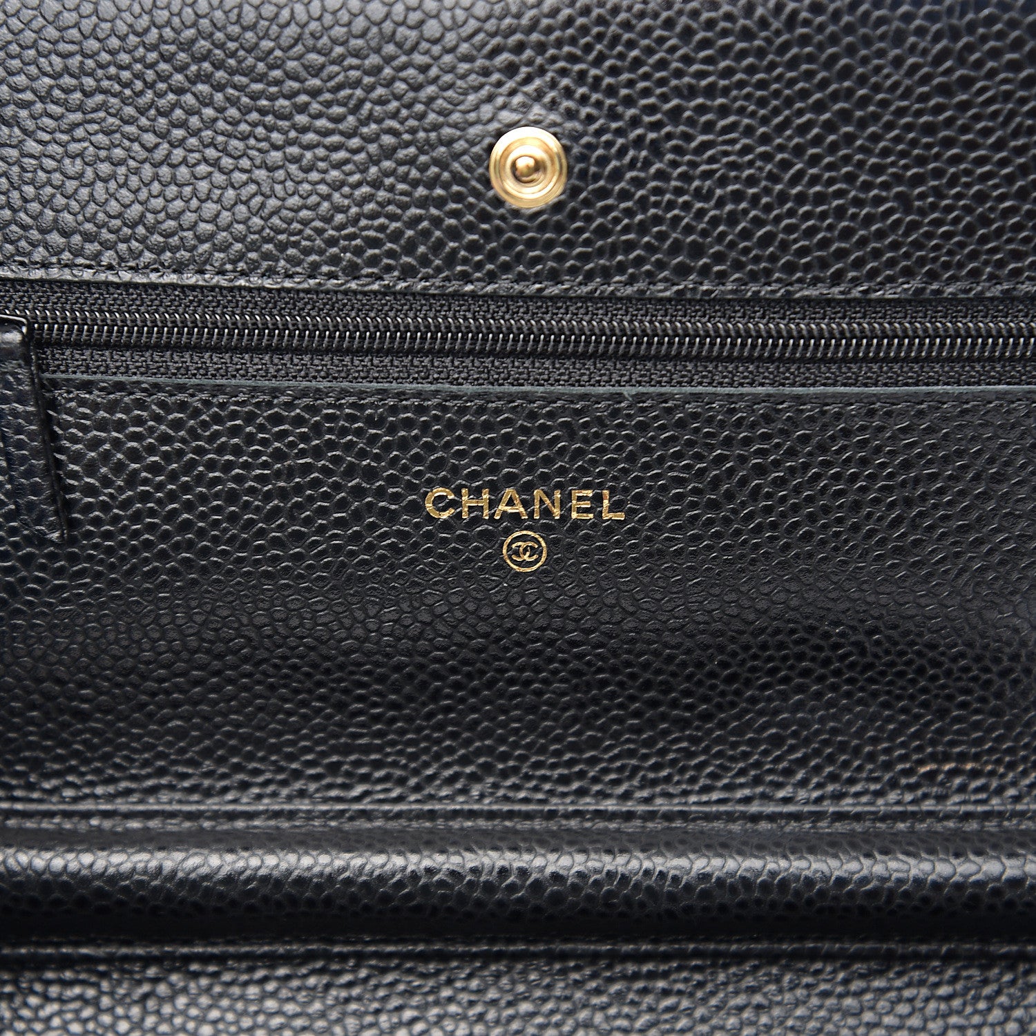 Chanel Caviar Quilted Wallet On Chain WOC Black 5 of 10