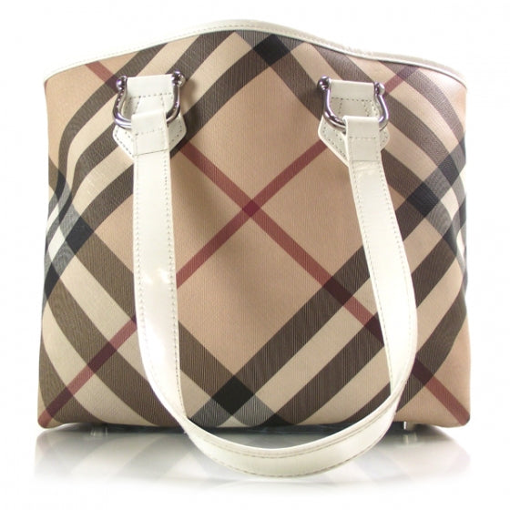 Nova Check Tote White