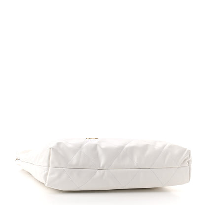 Chanel Shiny Calfskin Quilted Chanel 22 White 5 of 12
