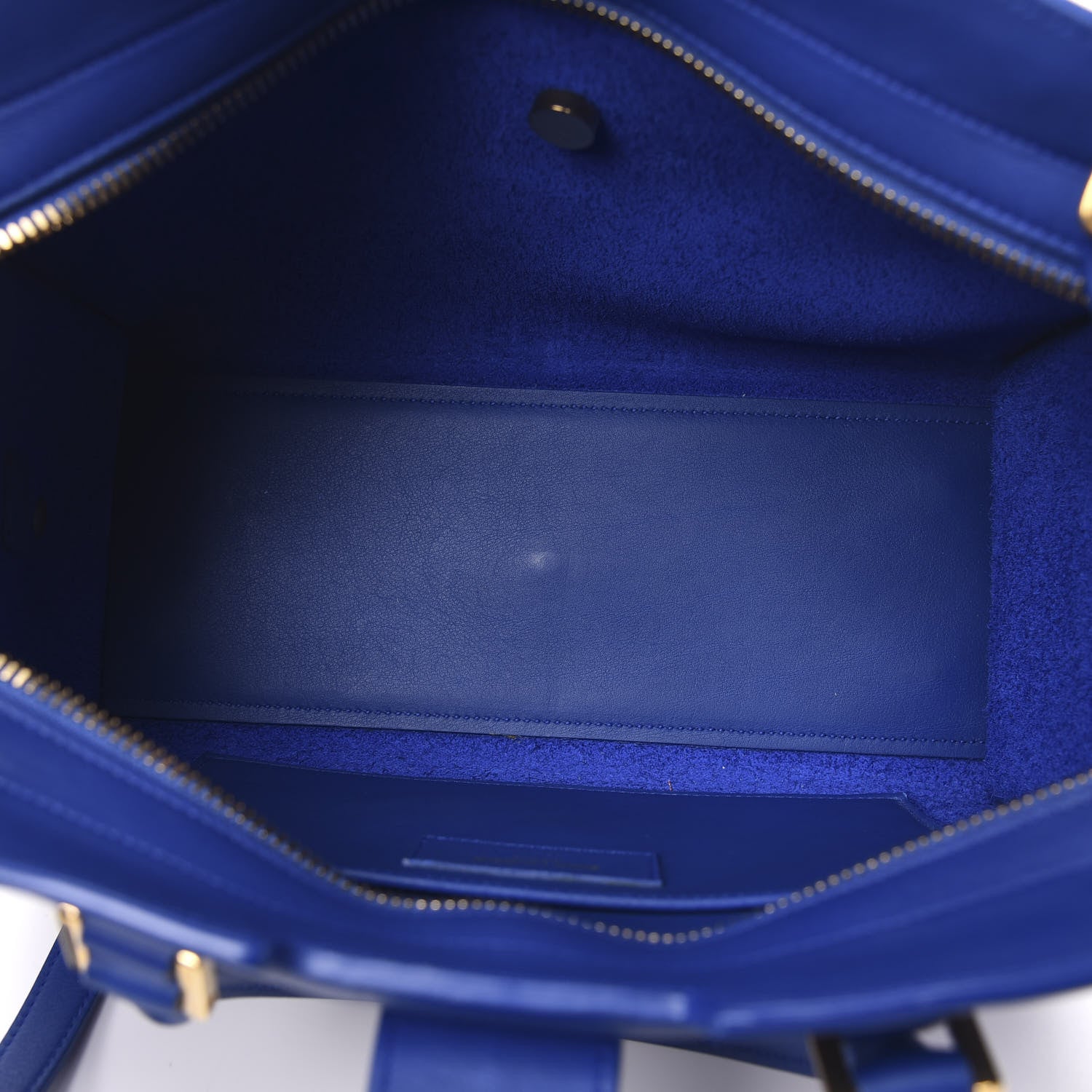 Saint Laurent Calfskin Monogram Baby Cabas Blue Majorelle 4 of 9