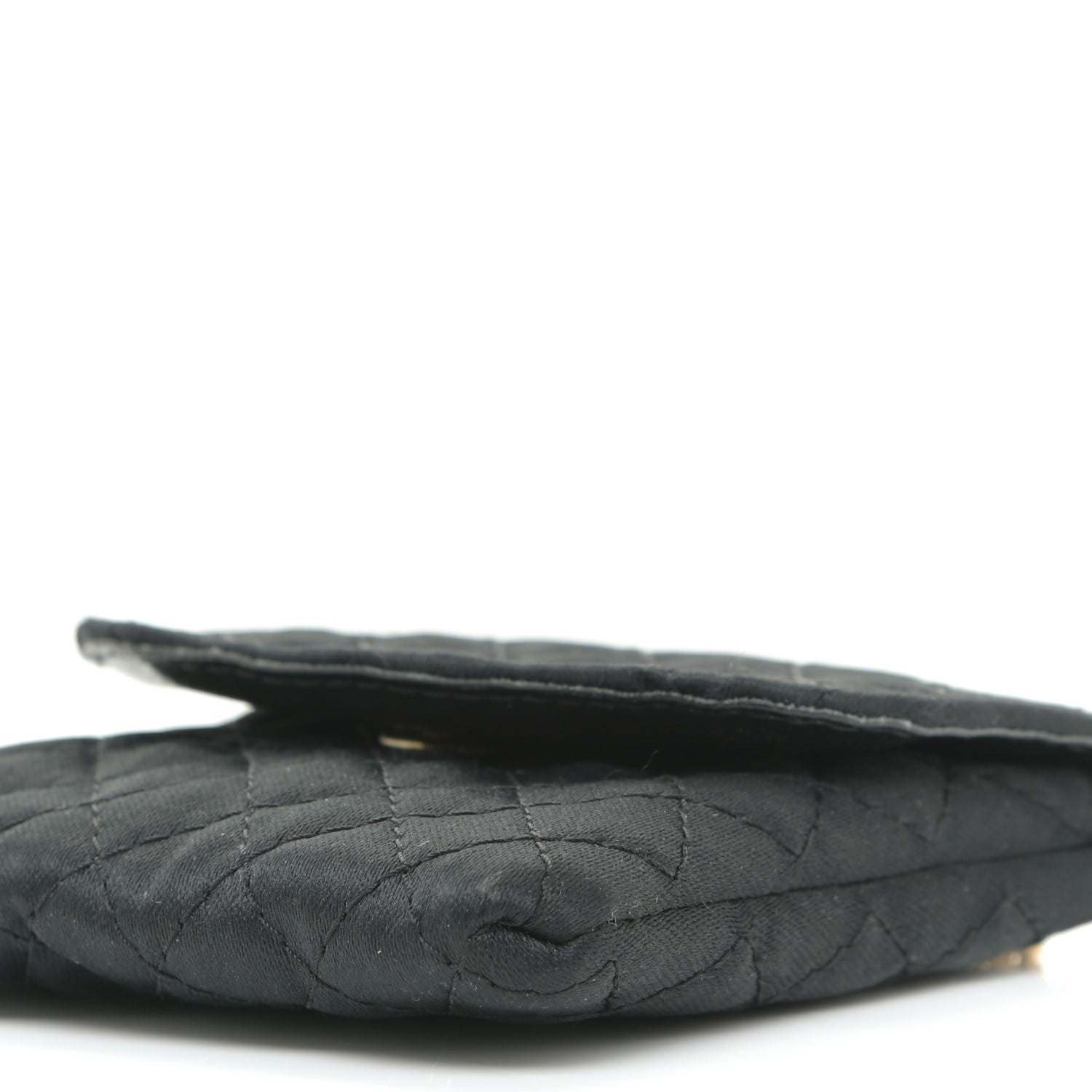Chanel Grosgrain Quilted Micro Flap Bag Black 10 of 10
