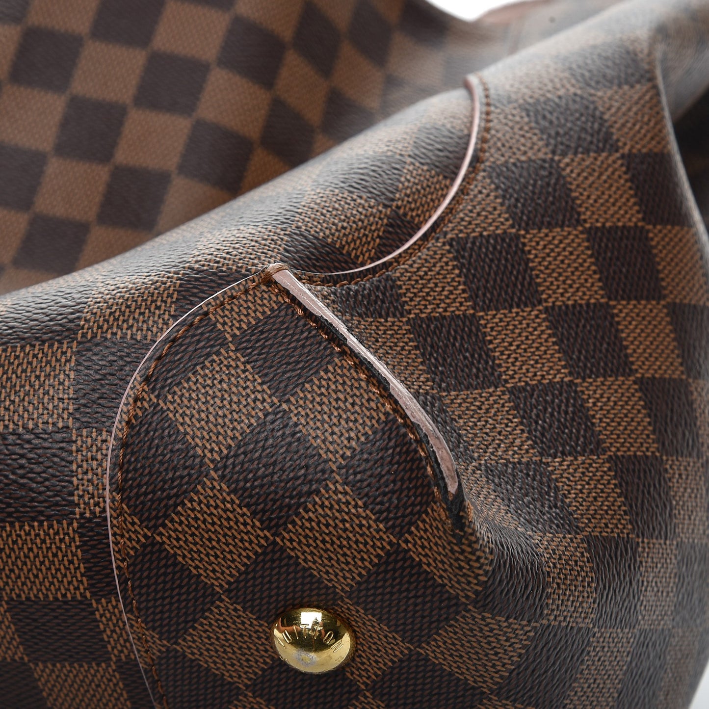 Damier Ebene Caissa Hobo Rose Ballerine