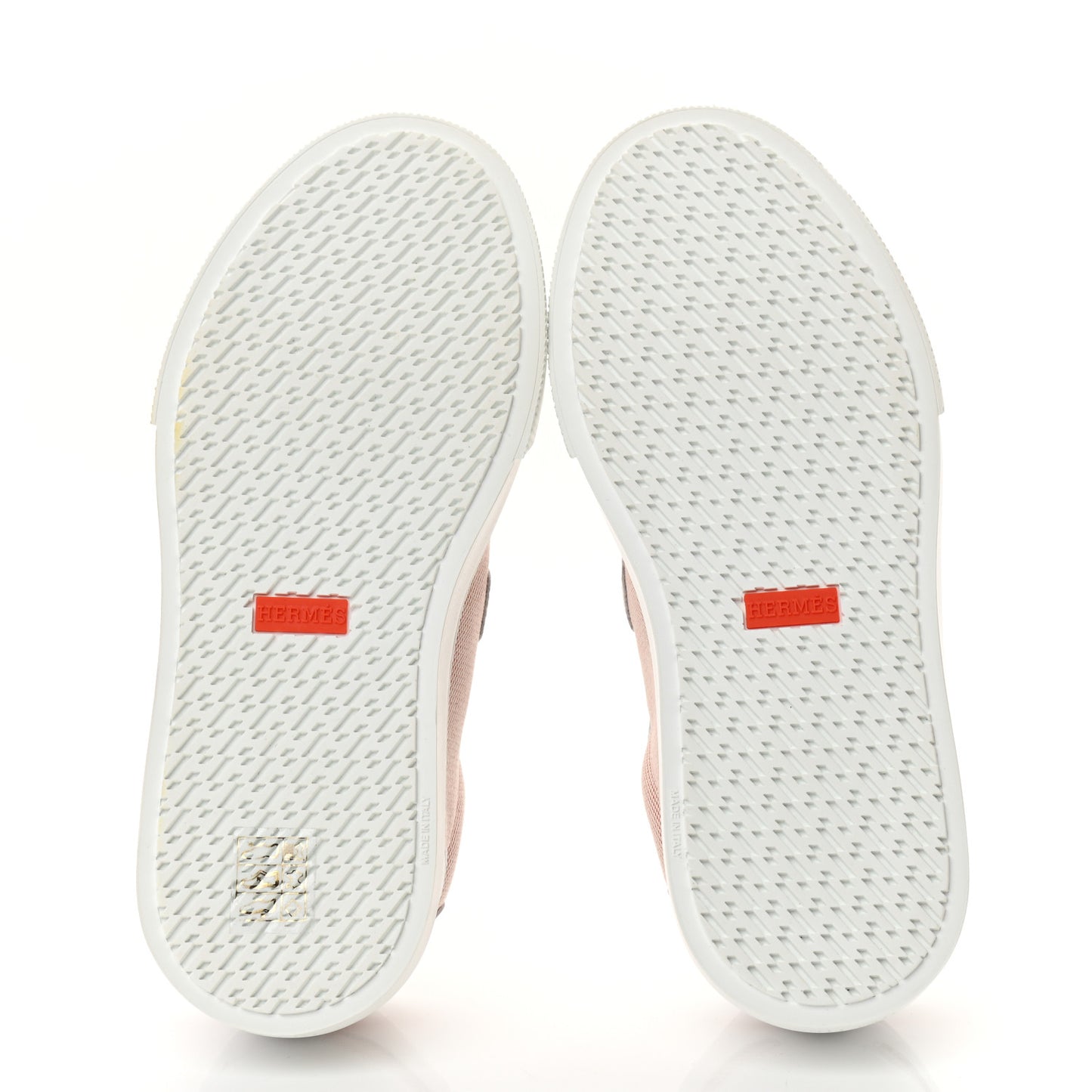 Calfskin Canvas Day Sneakers 36 Framboise White