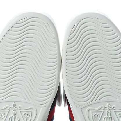 Gucci Calfskin Ayers Web Tiger Removable Patches Ace Mens High Top Sneakers 9 White 8 of 10