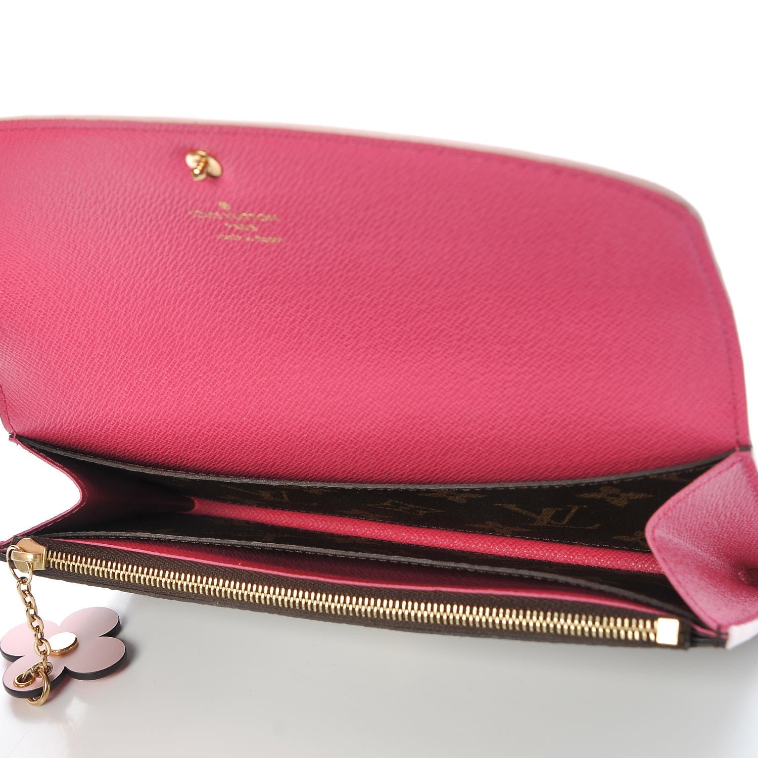 Louis Vuitton Monogram Bloom Flower Emilie Wallet 5 of 8