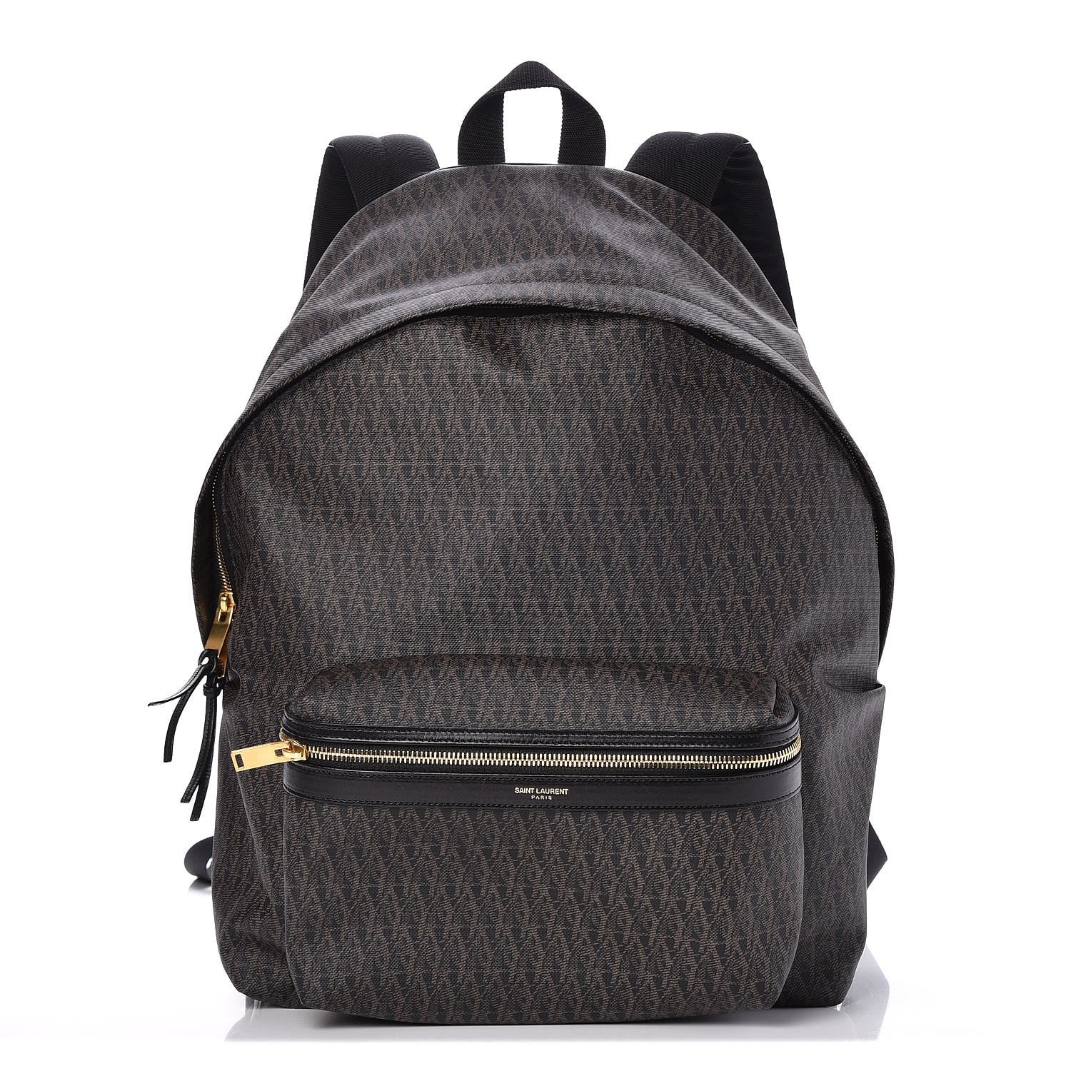 Saint Laurent Toile Classic Monogram Backpack Black 1 of 7