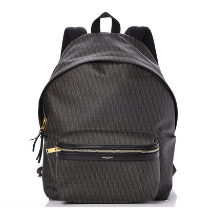 Saint Laurent Toile Classic Monogram Backpack Black 1 of 7
