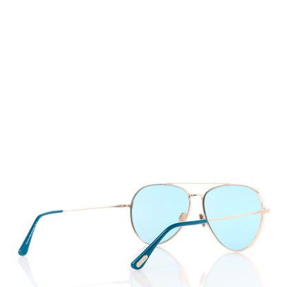Tom Ford Metal Dashel-02 Sunglasses TF996 Blue Gold 4 of 8