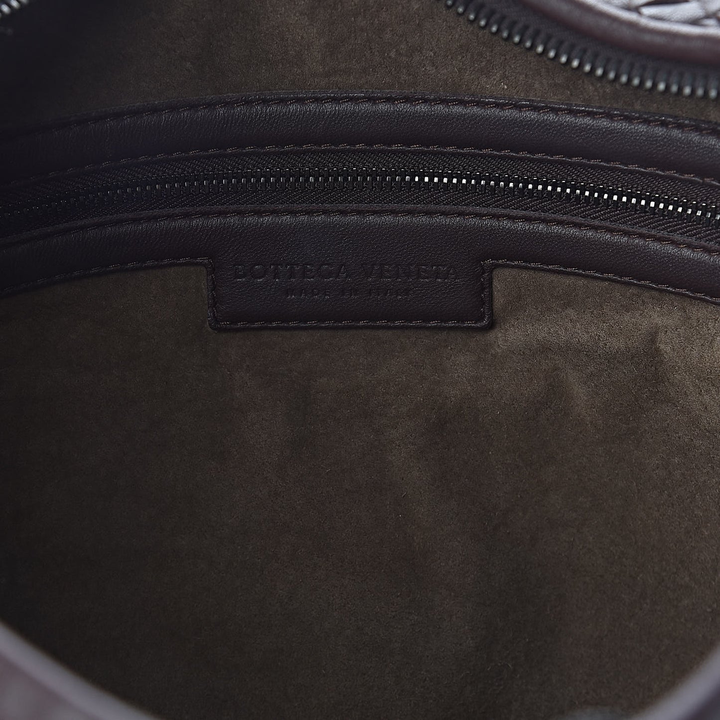 Nappa Intrecciato Large Veneta Hobo Ash Scuro