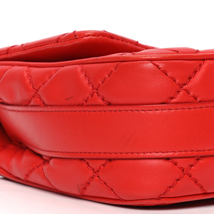 Chanel Lambskin Quilted Medium Easy Carry Flap Red 5 of 7