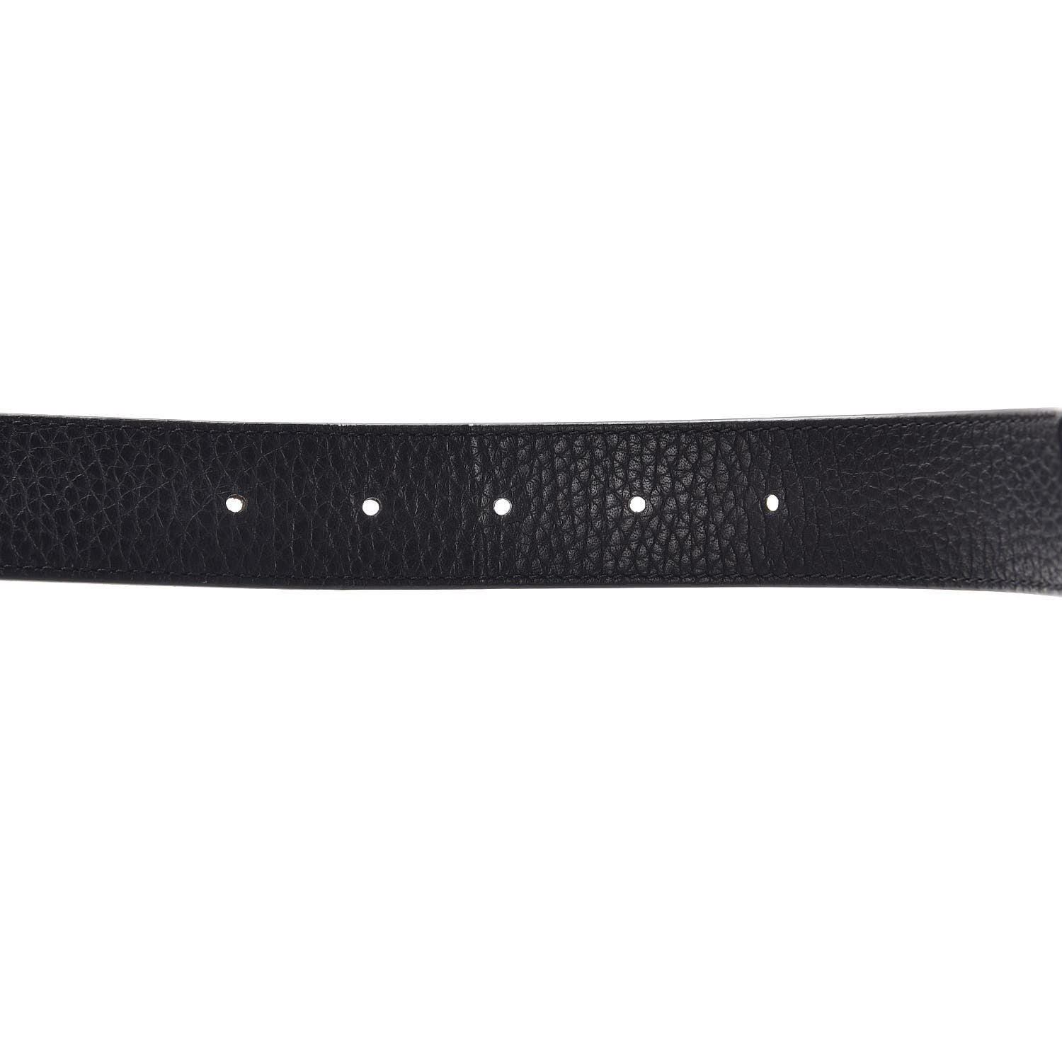Louis Vuitton Taurillon Calfskin 30mm LV Initiales Reversible Belt 85 34 Black 5 of 7
