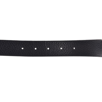 Louis Vuitton Taurillon Calfskin 30mm LV Initiales Reversible Belt 85 34 Black 5 of 7