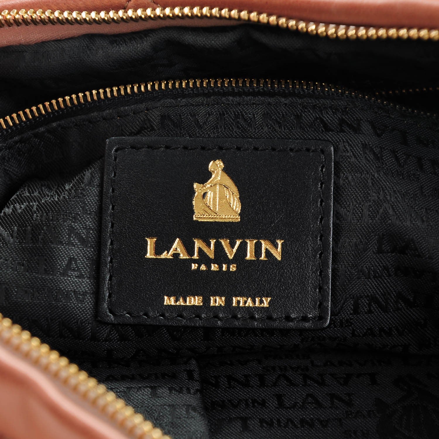 Lanvin Lambskin Quilted Medium Amalia Shoulder Bag Rose 6 of 6