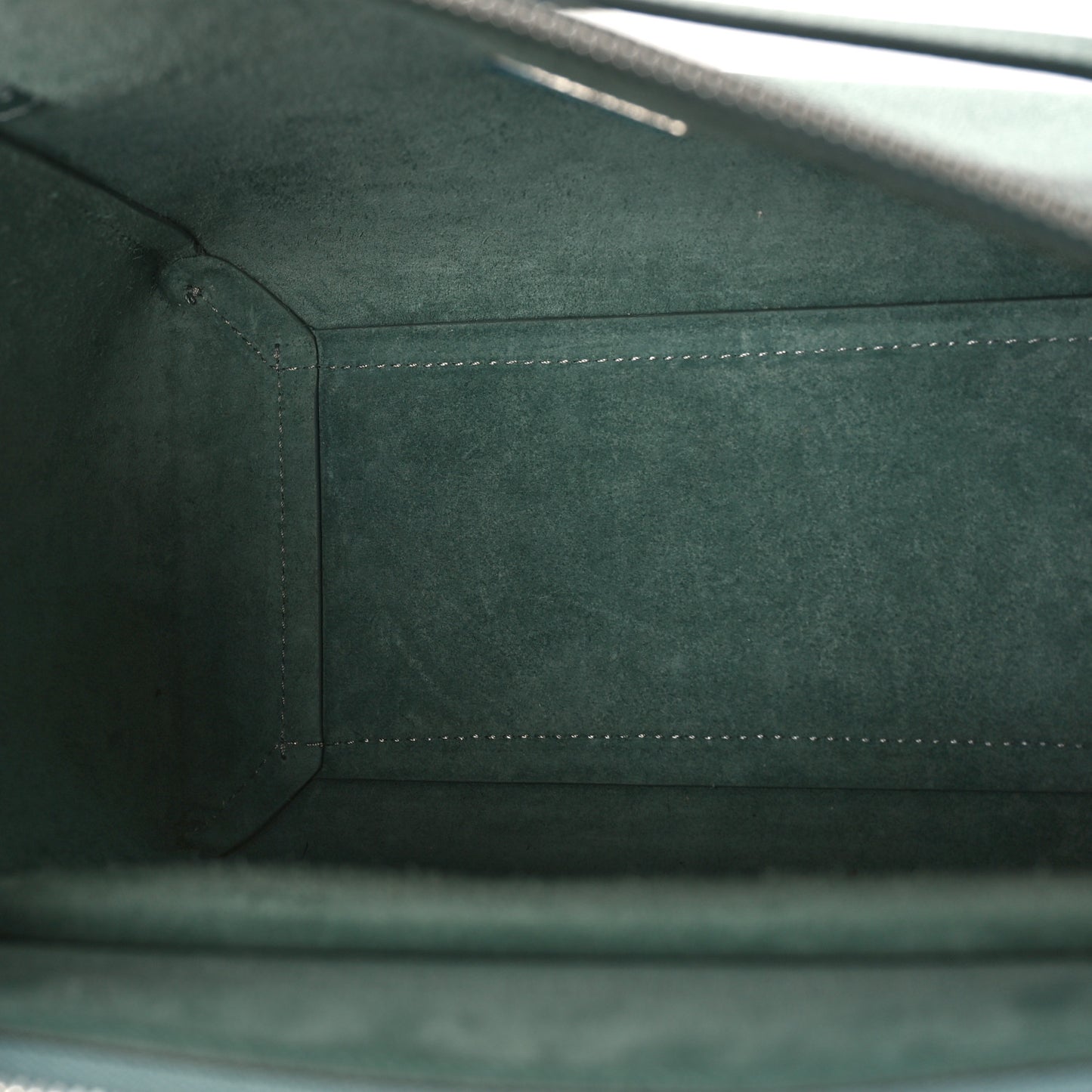 Grained Calfskin Micro Belt Bag Celadon