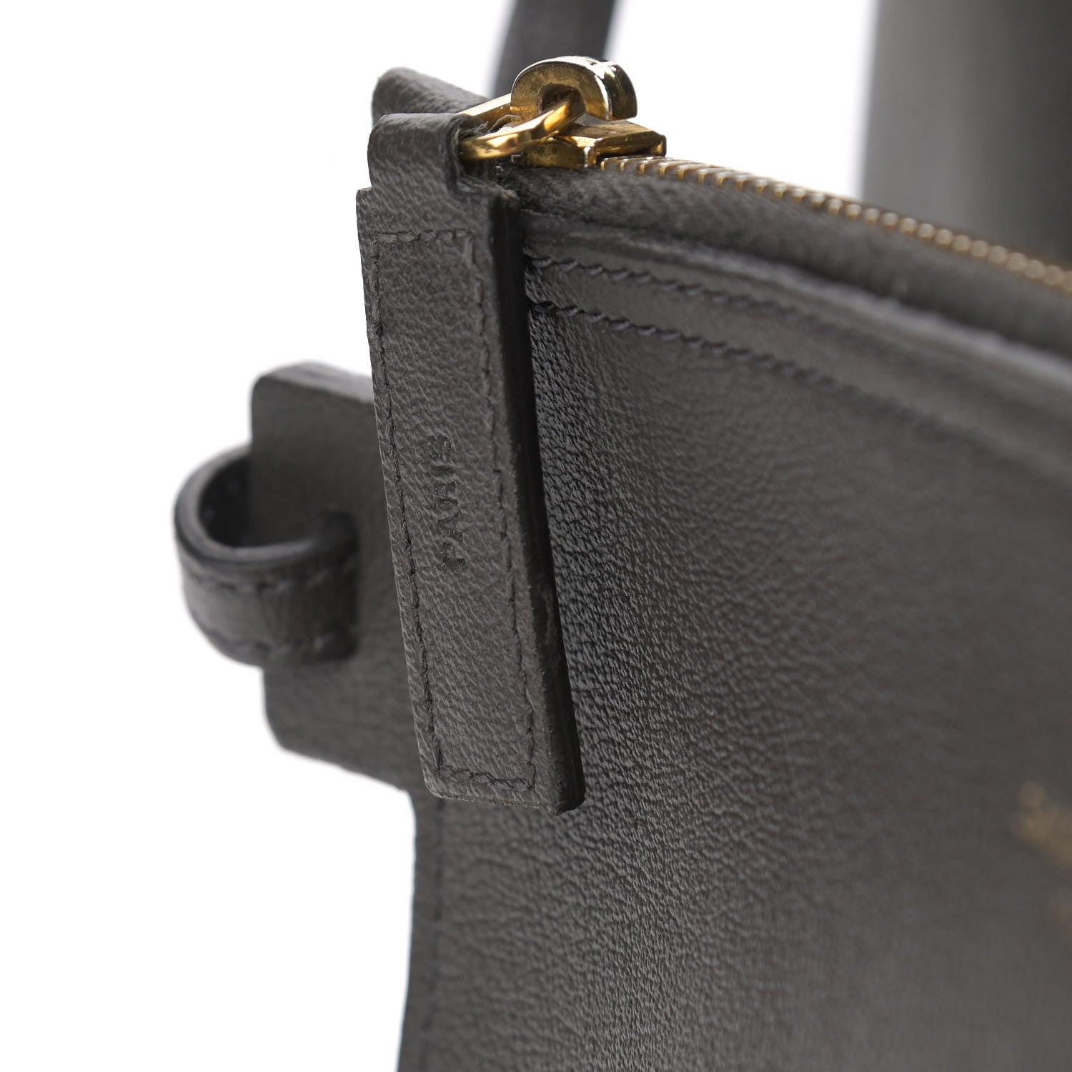 Saint Laurent Calfskin East West Shopping Tote Fog 11 of 11