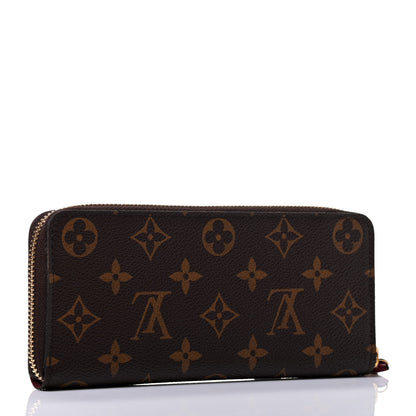 Louis Vuitton Monogram Clemence Wallet Fuchsia 2 of 4