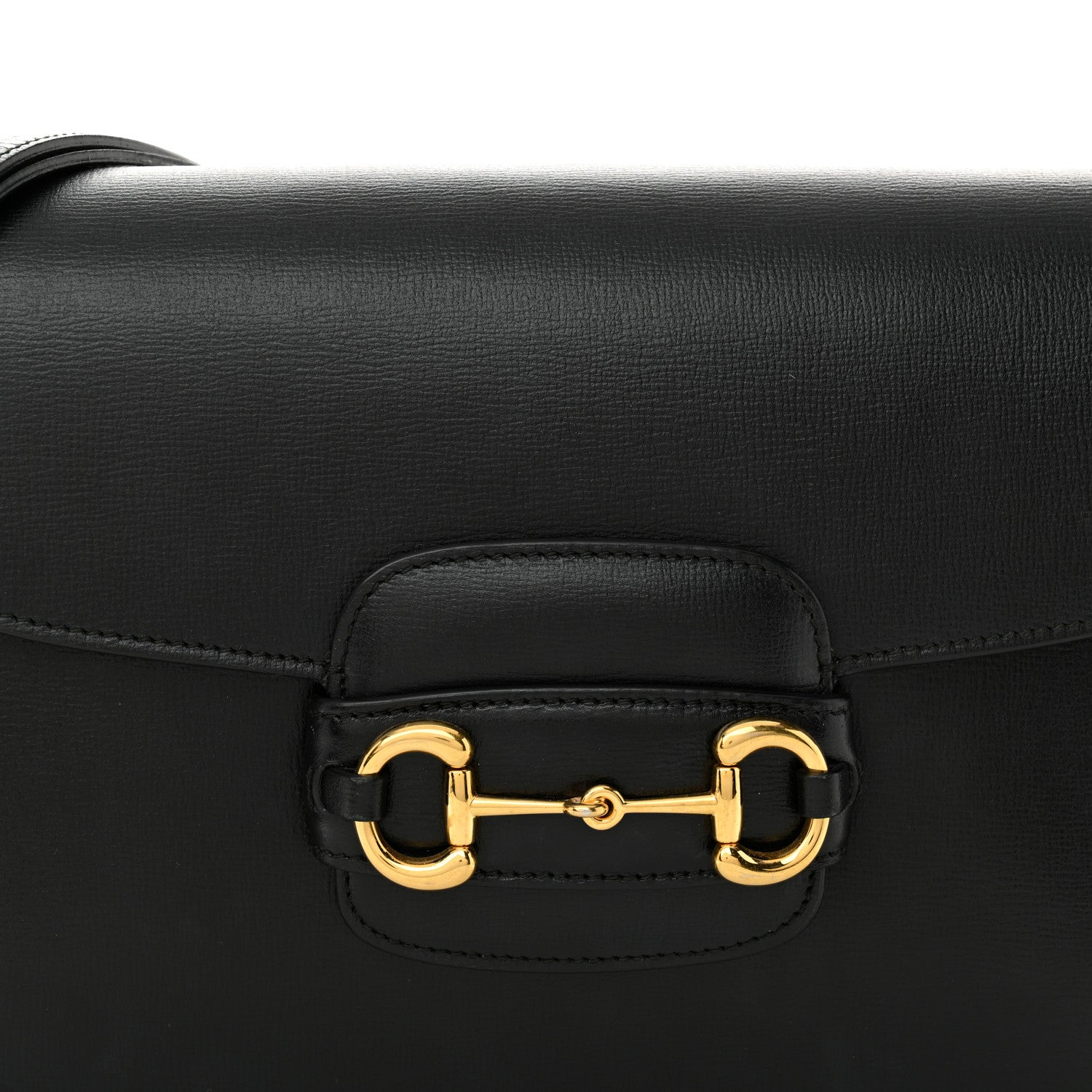 Gucci Azalea Calfskin Horsebit 1955 Shoulder Bag Black 8 of 11