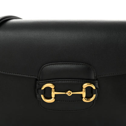 Gucci Azalea Calfskin Horsebit 1955 Shoulder Bag Black 8 of 11