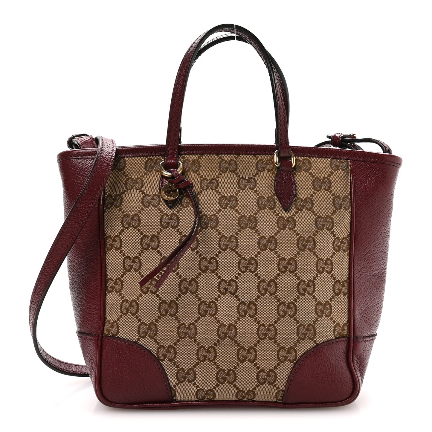 Monogram Small Bree Tote Red