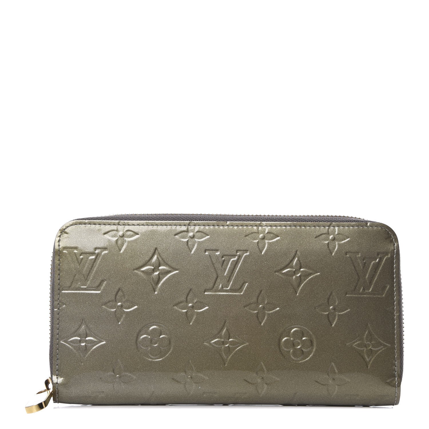 Louis Vuitton Vernis Zippy Wallet Gris Art Deco 1 of 8
