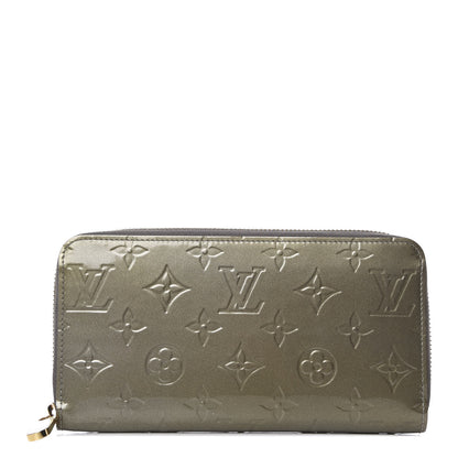Louis Vuitton Vernis Zippy Wallet Gris Art Deco 1 of 8