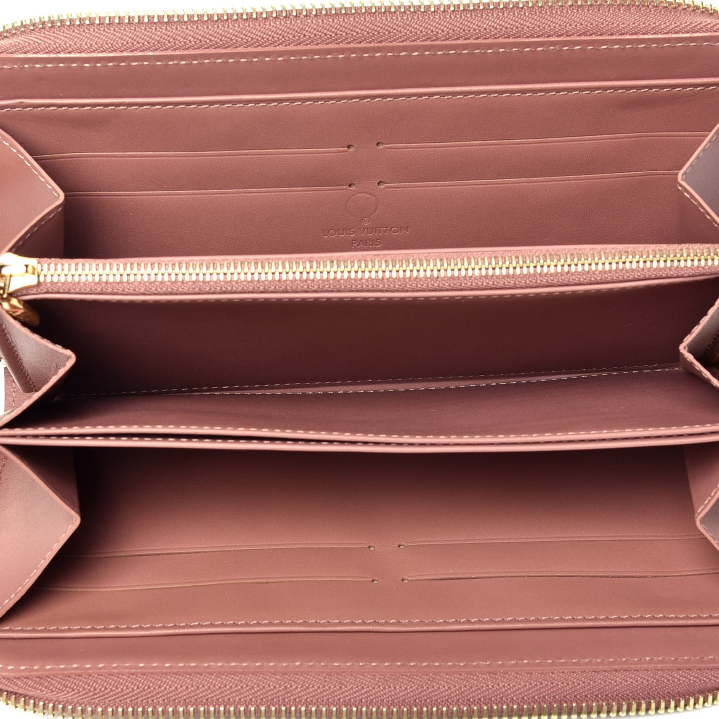 Vernis Zippy Wallet Rose Velours