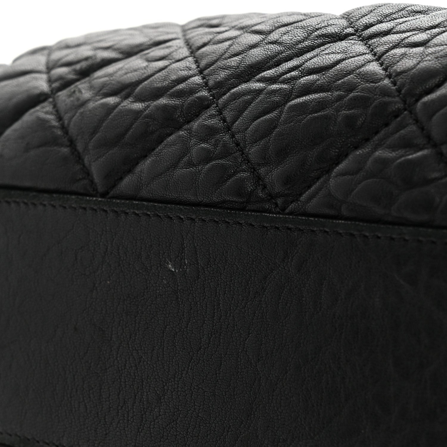 Chanel Washed Lambskin Chain Around Hobo Black 11 of 12