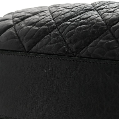 Chanel Washed Lambskin Chain Around Hobo Black 11 of 12