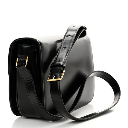 Celine Shiny Calfskin Medium Triomphe Black 3 of 11