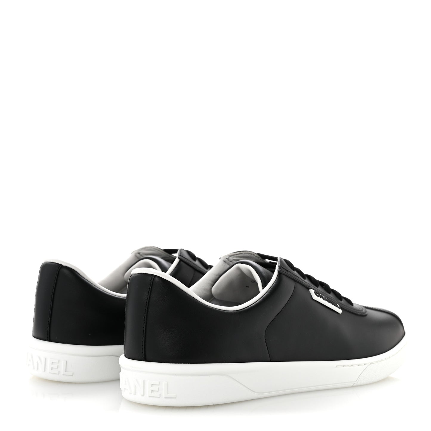 Calfskin CC Uniform Womens Sneakers 40 Black