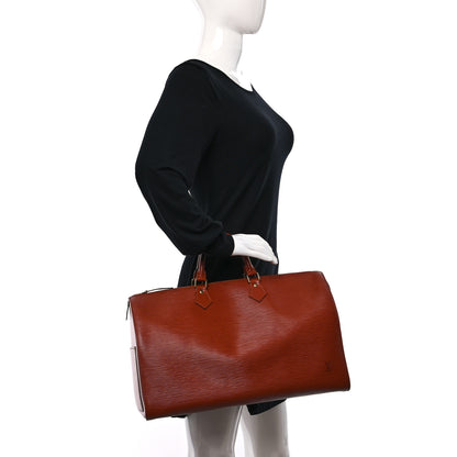 Louis Vuitton Epi Speedy 40 Kenyan Fawn 2 of 10