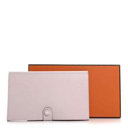 Hermes Evercolor RMS Toutenmain Wallet Mauve Pale 8 of 8