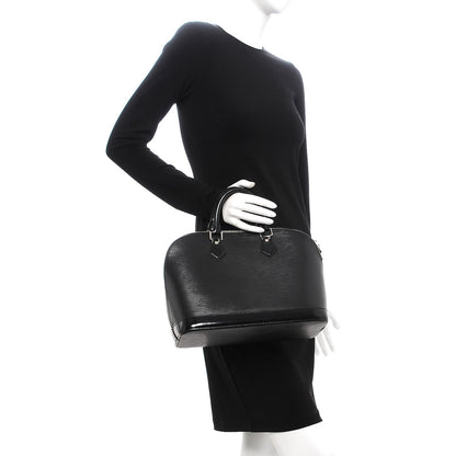 Louis Vuitton Epi Alma PM Black 2 of 11