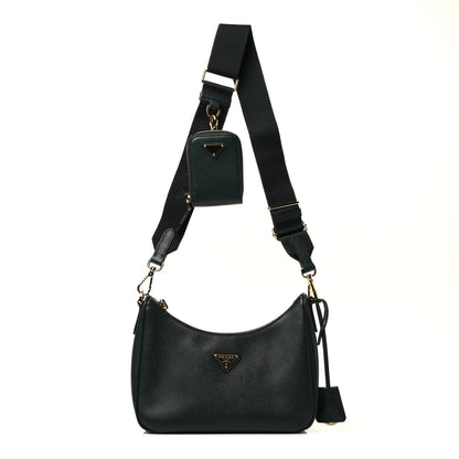 Prada Saffiano Lux Re-Edition 2005 Shoulder Bag Smeraldo 1 of 3