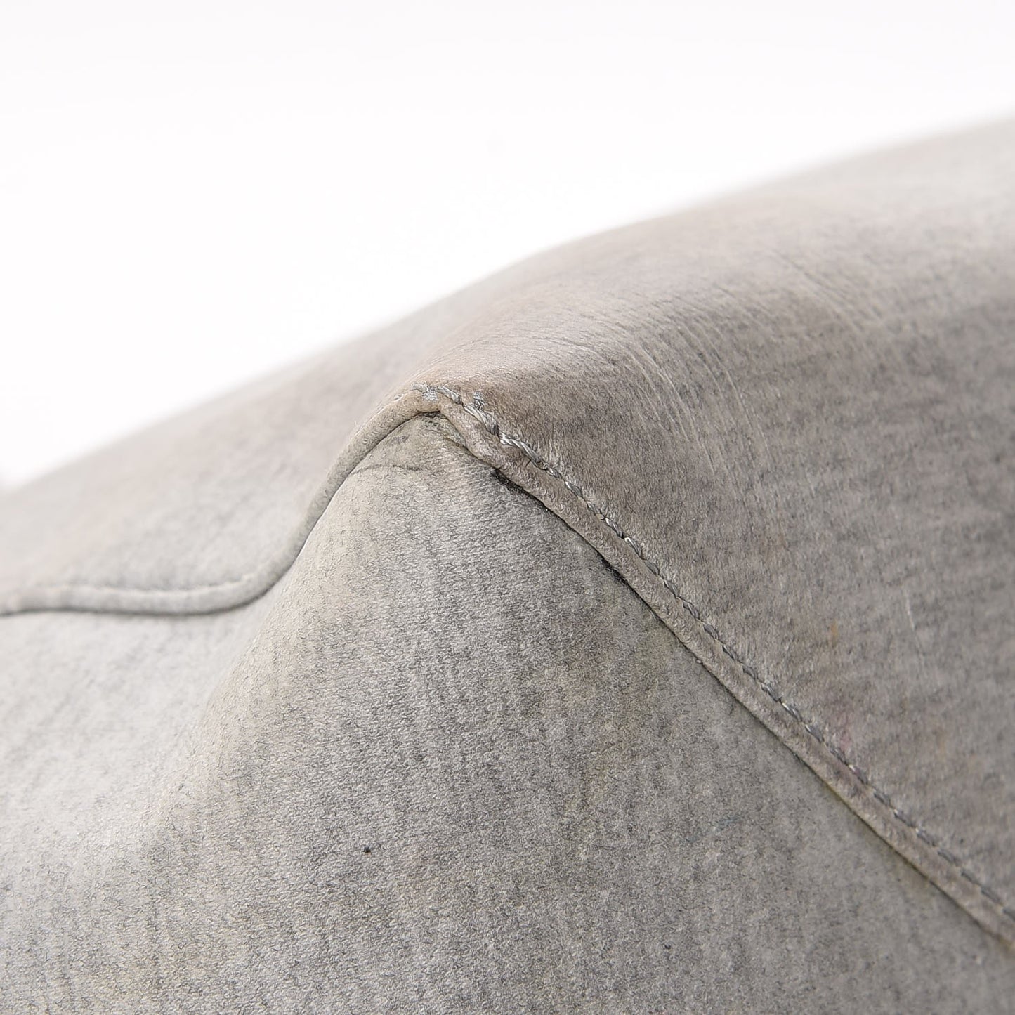 Wool Medium Horizontal Cabas Phantom Pearl Grey