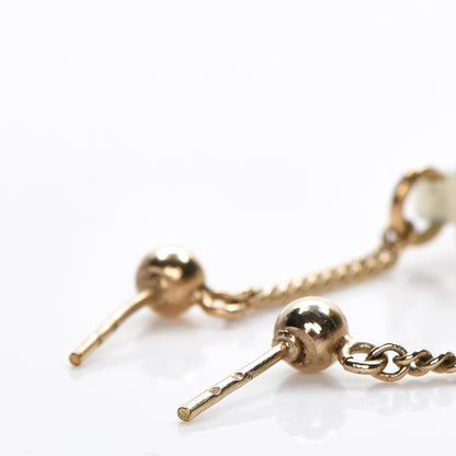 Chanel Crystal Resin CC Logo Earrings Transparent 4 of 5