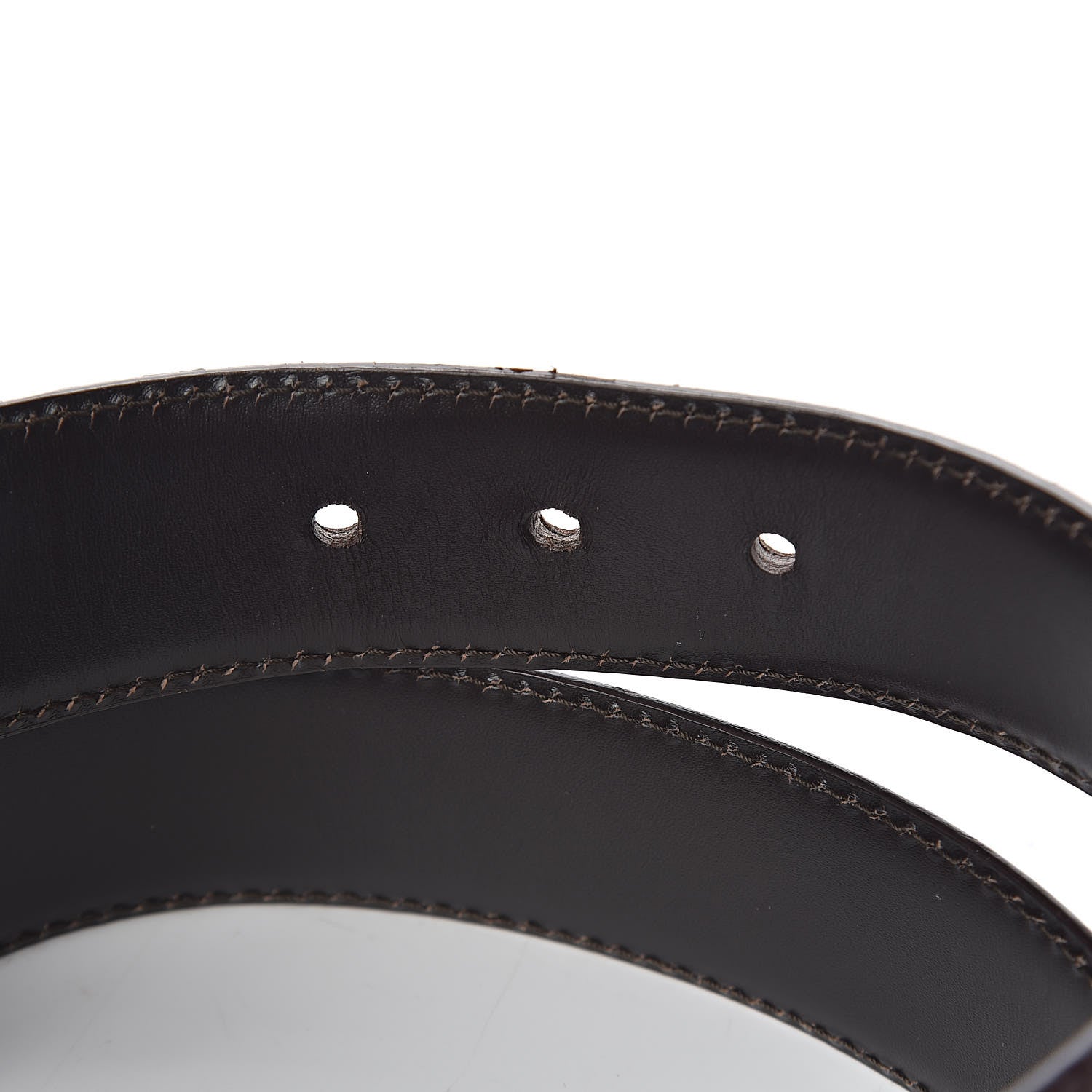 Gucci Guccissima Horsebit Buckle Belt 85 34 Brown 5 of 6