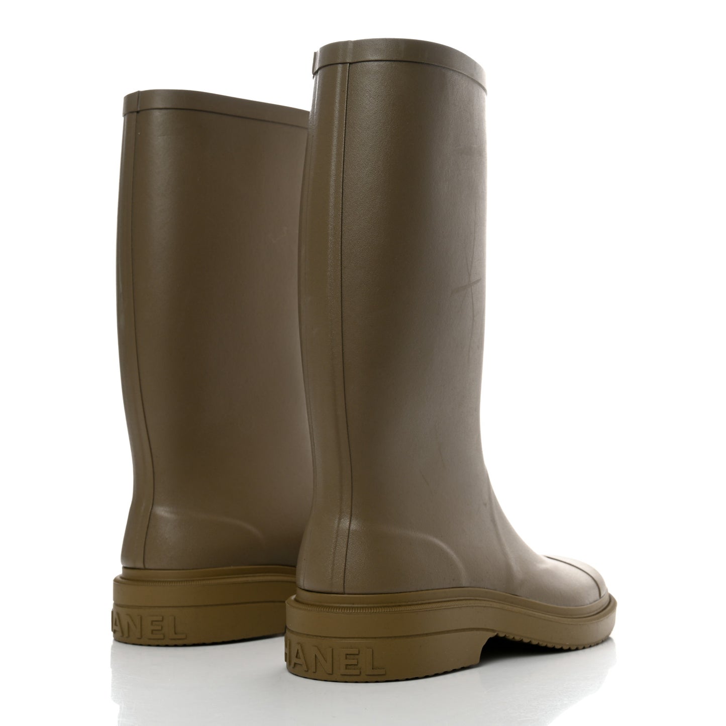 Caoutchouk CC High Boots 39 Dark Beige
