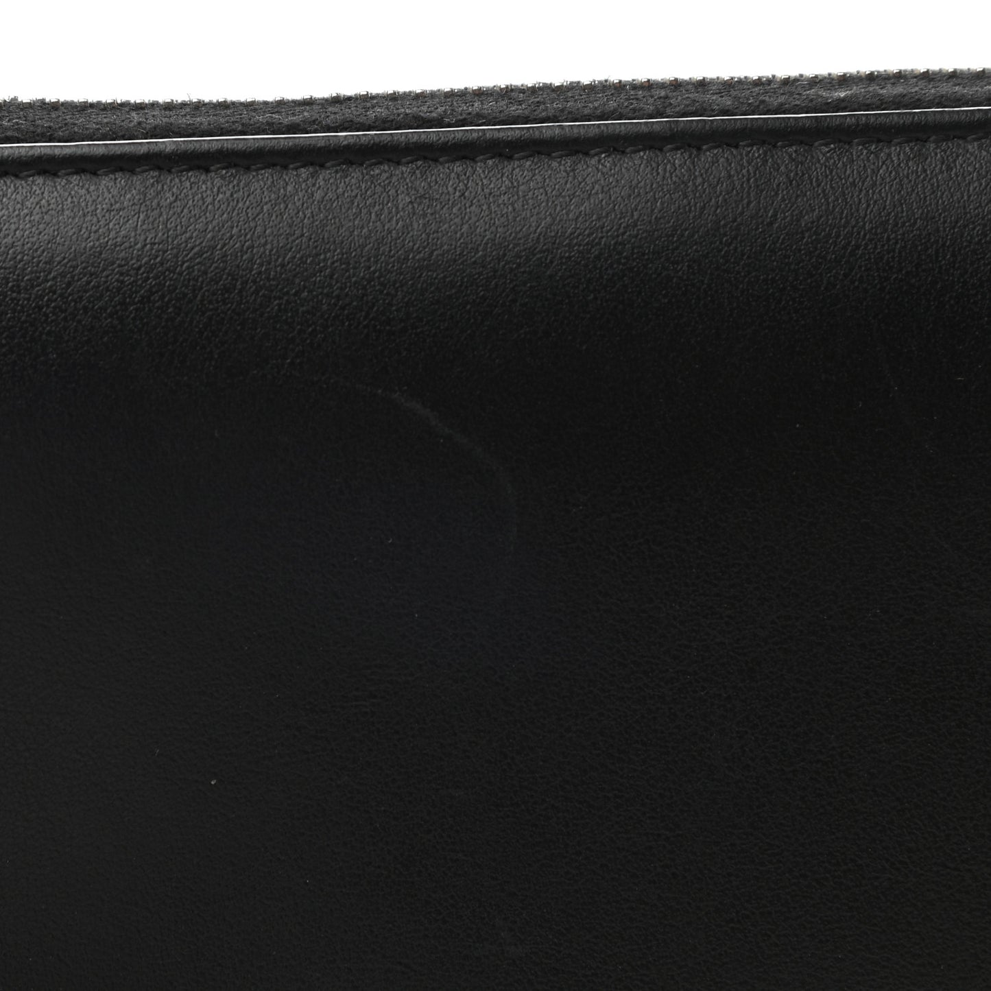 Vitello Century Opaco Mini Bug Eyes Zip Around Wallet Black