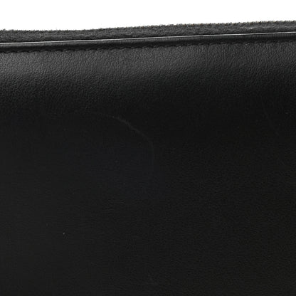 Fendi Vitello Century Opaco Mini Bug Eyes Zip Around Wallet Black 7 of 7
