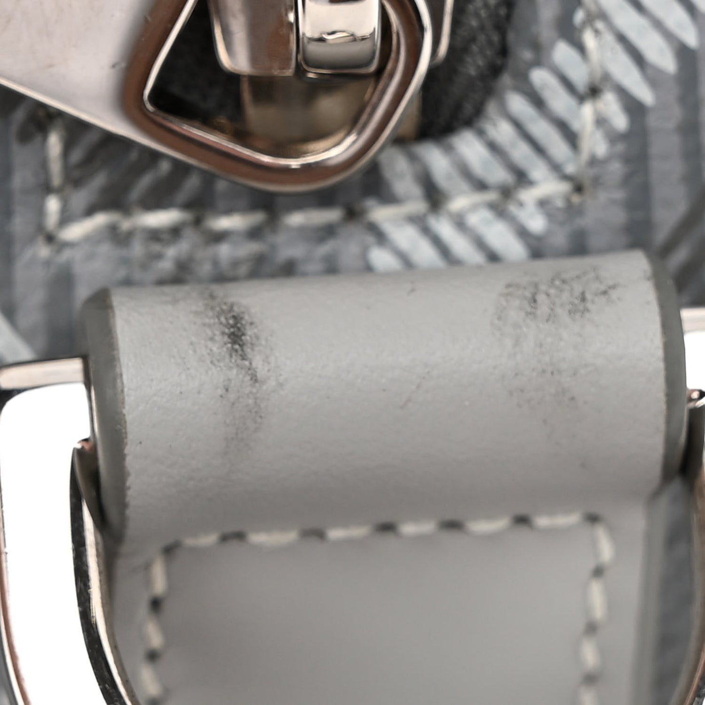 Coated Canvas CD Diamond Lingot 22 Bag Gray