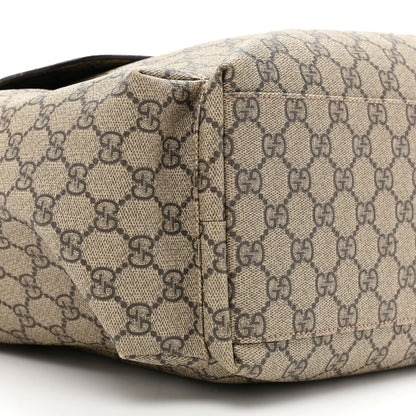 Gucci GG Plus Monogram Messenger Diaper Bag Dark Brown 10 of 16