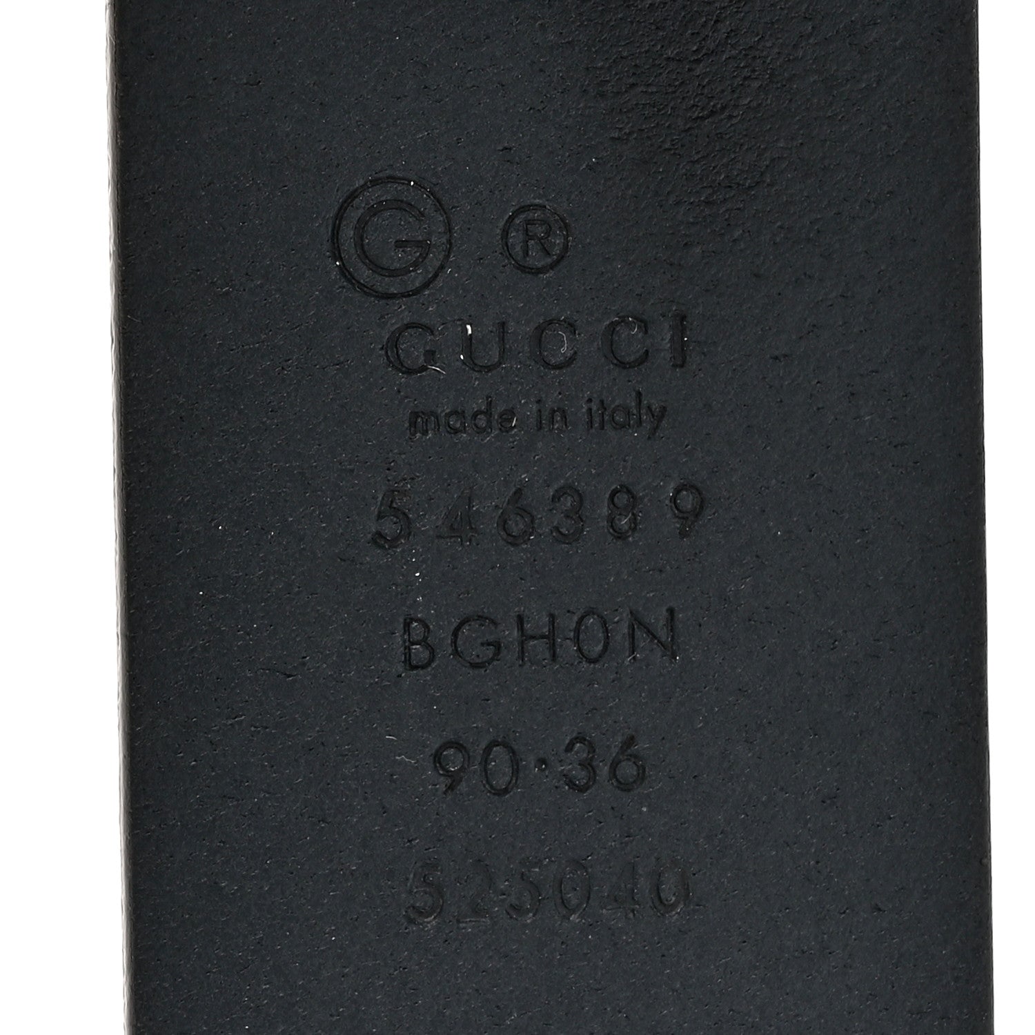 Gucci Selleria Calfskin Mens Interlocking G 37mm Belt 90 36 Navy 4 of 4