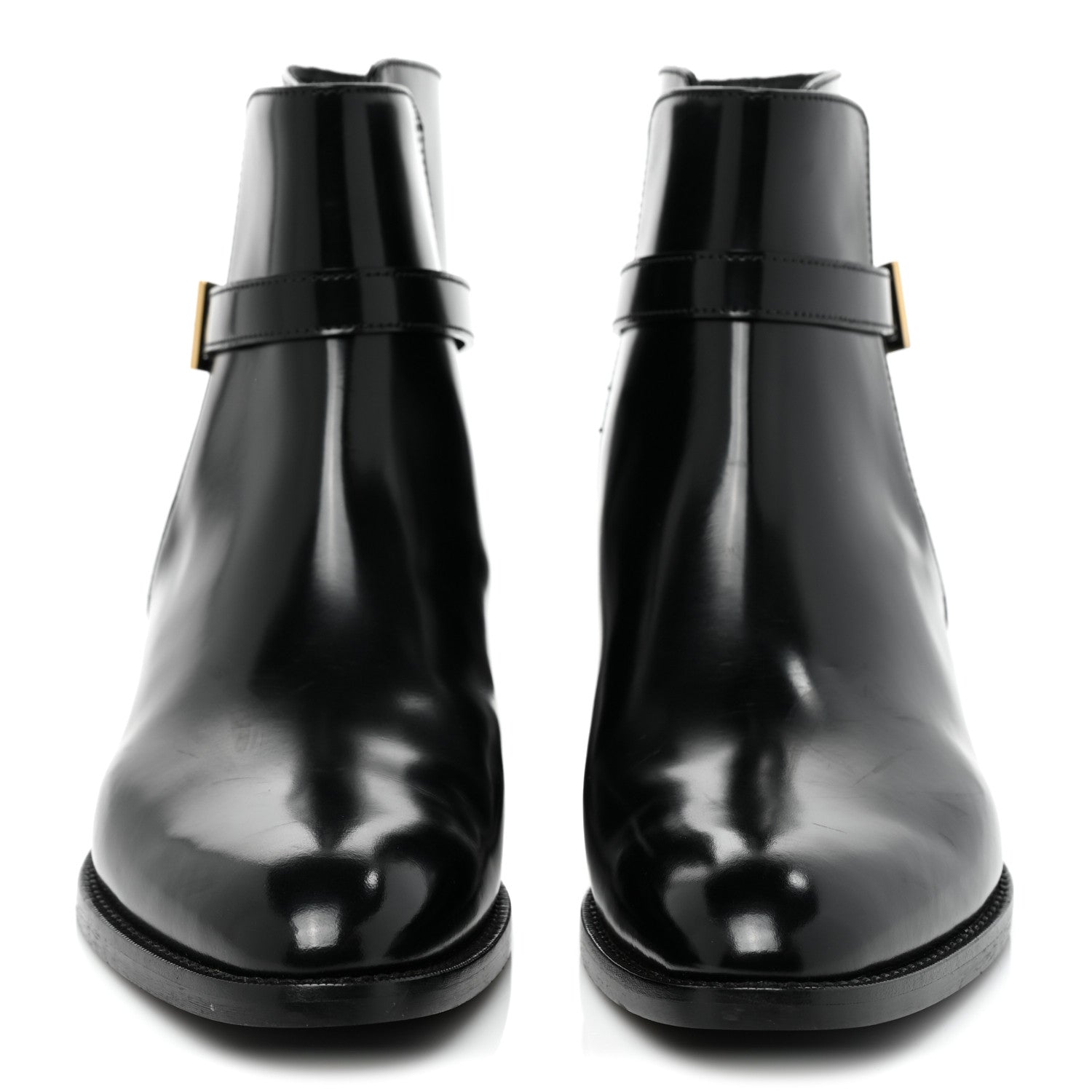 Louis Vuitton Calfskin Monogram Flat Ankle Boots 38 Black 2 of 13