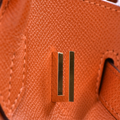 Hermes Epsom Birkin 30 Orange 26 of 41