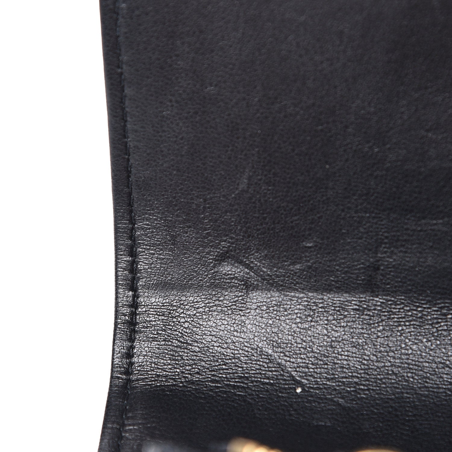 Saint Laurent Lambskin Matelasse Monogram Large Vicky Continental Wallet Black 7 of 8