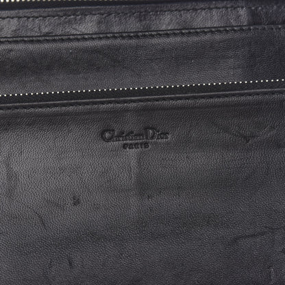 Christian Dior Lambskin Cannage Lady Dior Zip Organizer Wallet Black 6 of 6