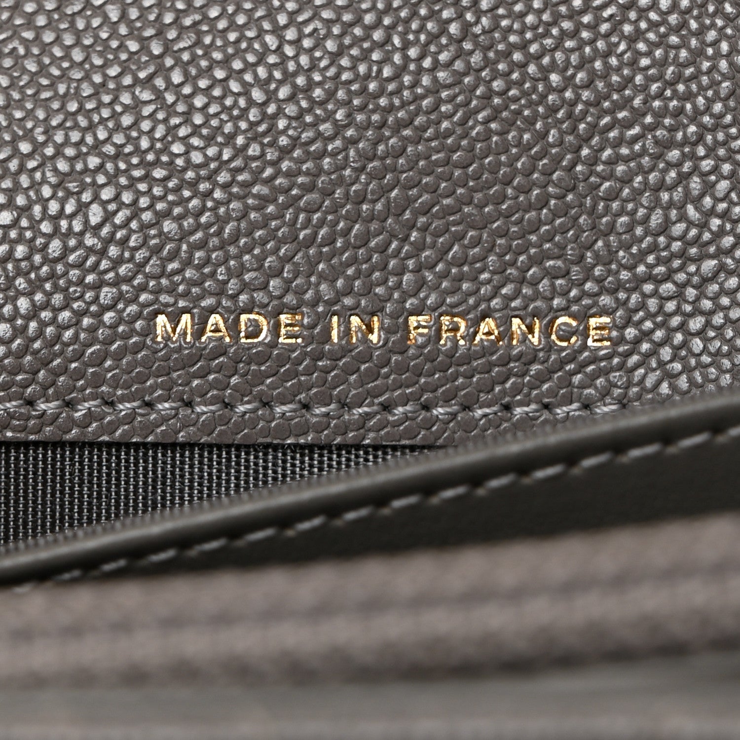 Chanel Caviar Quilted Medium Boy Flap Wallet Grey 7 of 9